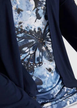 Sale 2 in 1 Shirt bedruckt Damen Shirts & Tops|Nachhaltigere Materialien