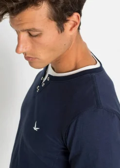 Sale 2 in 1 Shirt (2er Pack), Langarm Herren Große Größen|Basics