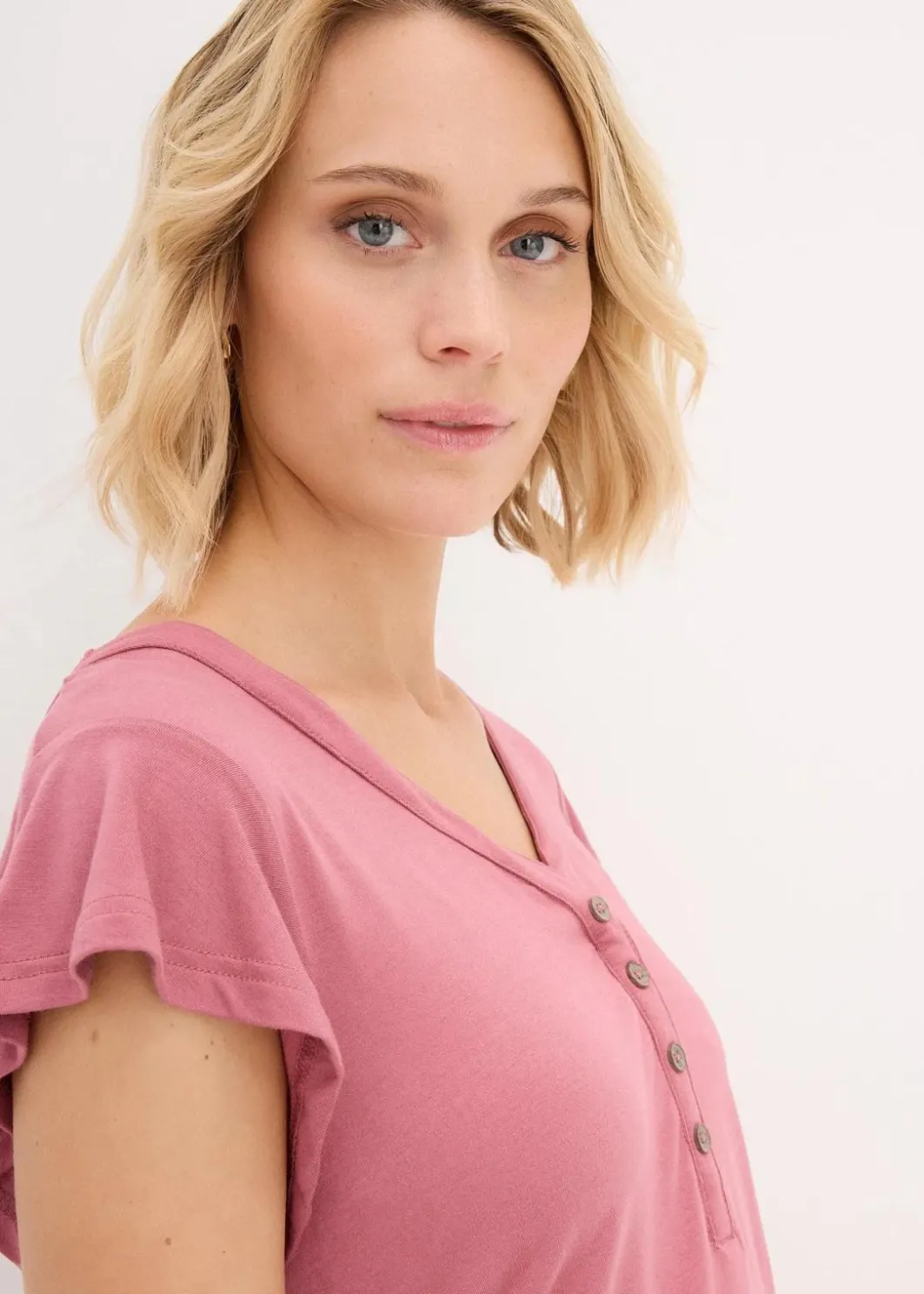 Damen bonprix Bekleidung·Blazer|Umstandsmode|2 in 1 Umstandsshirt und Stillshirt aus nachhaltiger Viskose