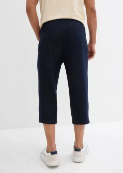 Herren bonprix Große Größen|Hosen|3/4 Sweathose in Denimoptik mit Komfortbund