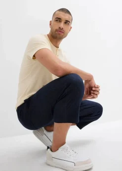Herren bonprix Große Größen|Hosen|3/4 Sweathose in Denimoptik mit Komfortbund