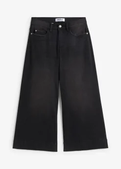 Damen bonprix Jeans|Bekleidung·Shirts & Tops|7/8 Ultra-Soft-Jeans, Culotte