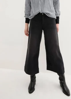 Damen bonprix Jeans|Bekleidung·Shirts & Tops|7/8 Ultra-Soft-Jeans, Culotte