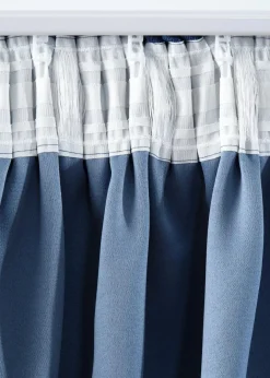 bonprix Vorhänge|Abdunkelnde Vorhänge mit Struktur (2er Pack)