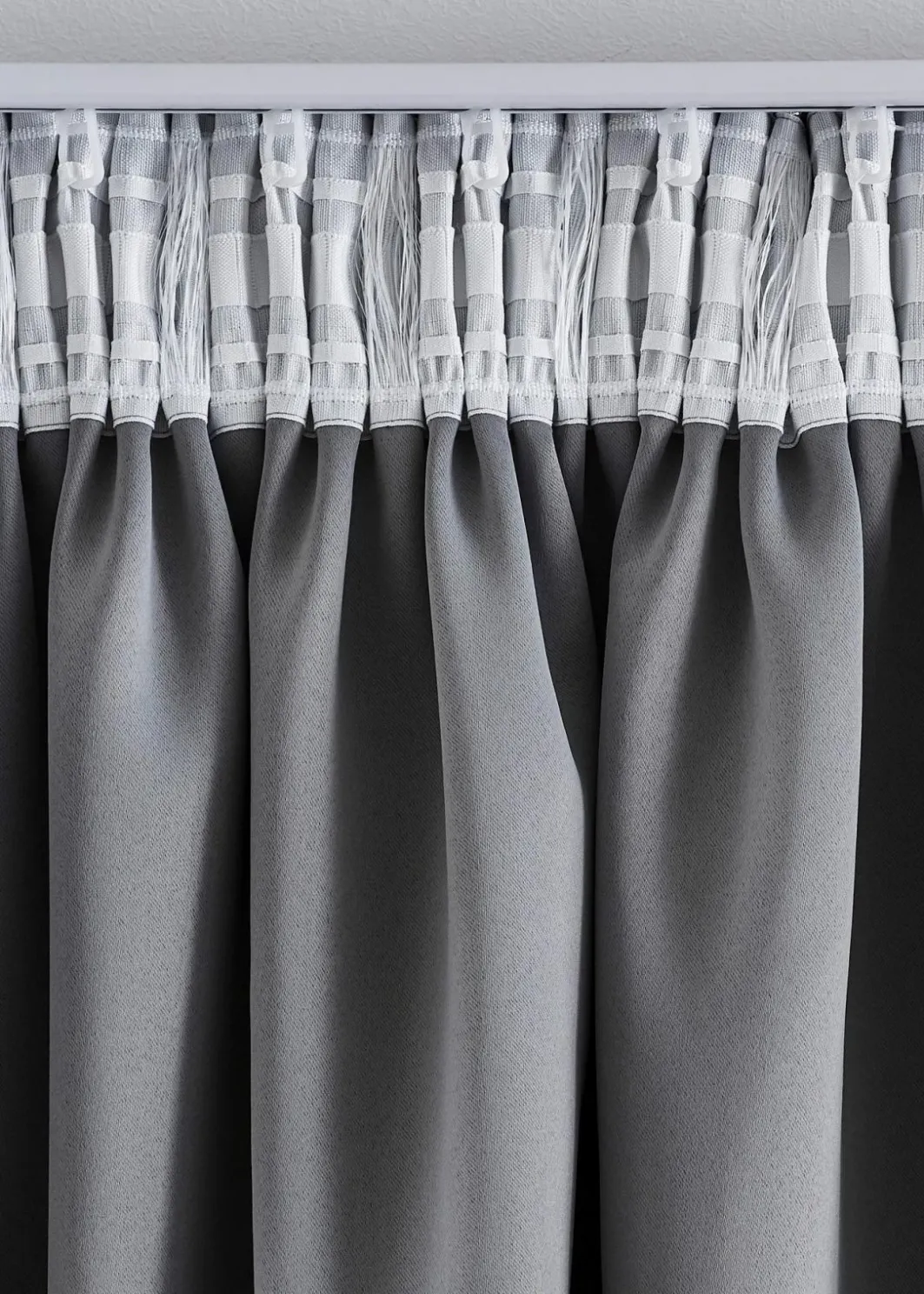 Clearance Abdunkelnder Vorhang mit Glanz Druck (1er Pack) Vorhänge