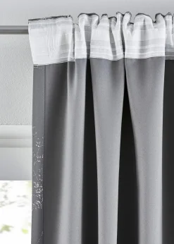 Clearance Abdunkelnder Vorhang mit Glanz Druck (1er Pack) Vorhänge