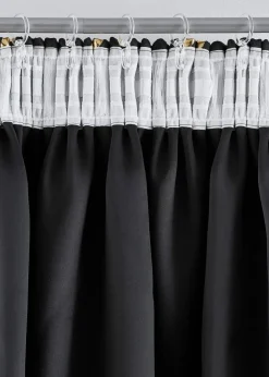 bonprix Vorhänge|Abdunkelnder Vorhang mit Glanz Druck (1er Pack)
