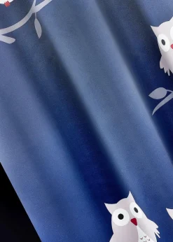 bonprix Vorhänge|Abdunkelnder Vorhang mit Eulen (1er Pack)