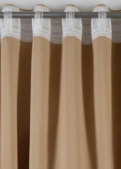 Outlet Abdunkelnder Vorhang mit Glanz, auch in extralang (1er Pack) Vorhänge