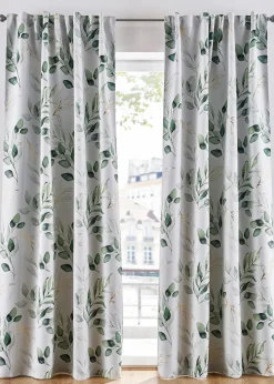 bonprix Vorhänge|Abdunkelnder Vorhang mit floralem Glanz Druck (1er Pack)
