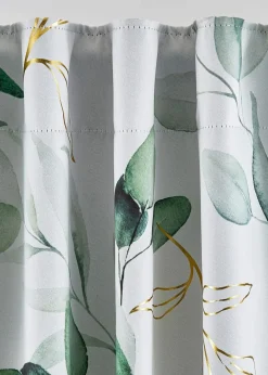 bonprix Vorhänge|Abdunkelnder Vorhang mit floralem Glanz Druck (1er Pack)