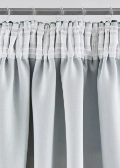 bonprix Vorhänge|Abdunkelnder Vorhang mit floralem Glanz Druck (1er Pack)