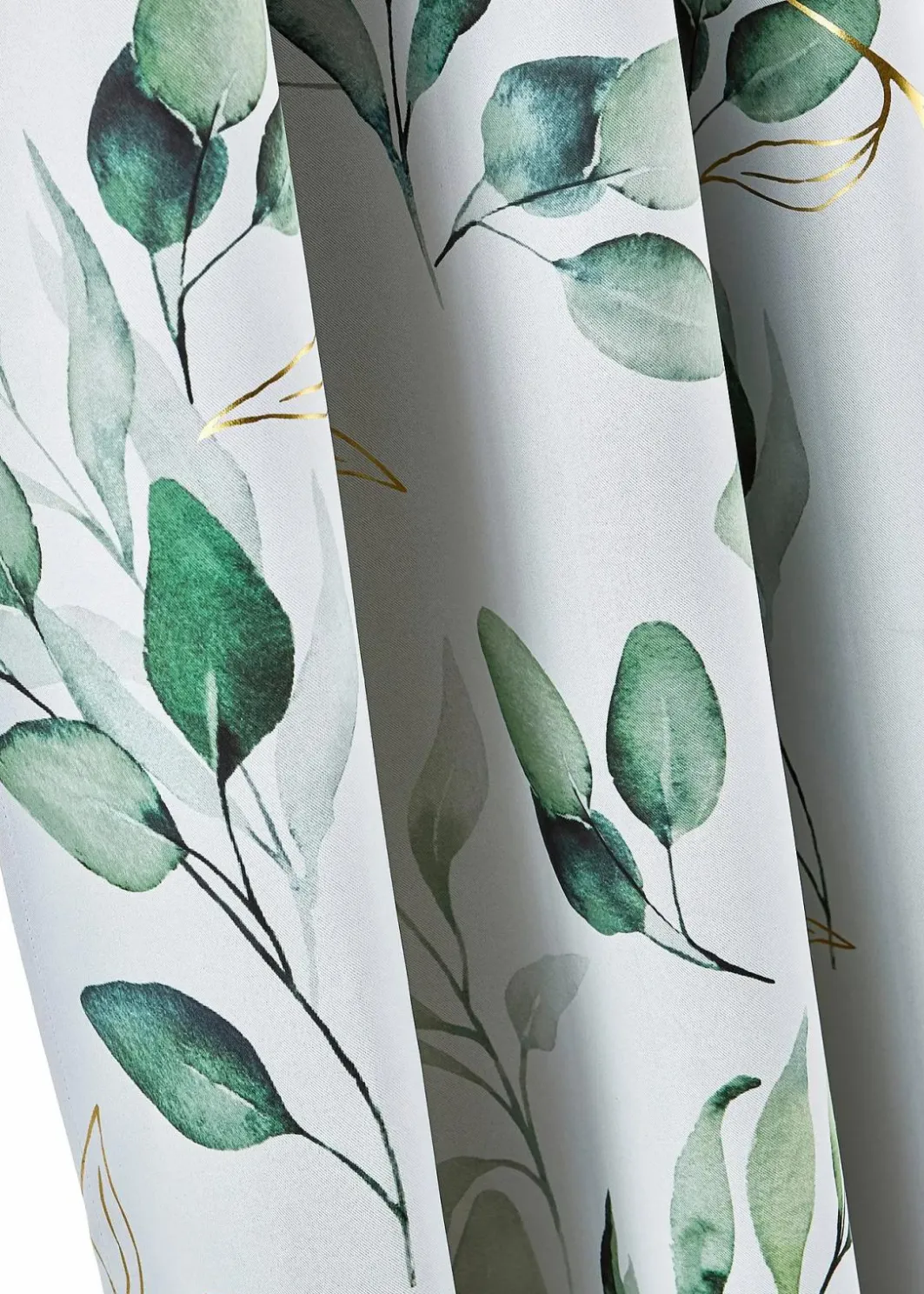 bonprix Vorhänge|Abdunkelnder Vorhang mit floralem Glanz Druck (1er Pack)
