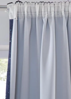 Hot Abdunkelnder Vorhang mit Nachthimmel Motiv (2er Pack) Vorhänge