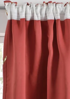 bonprix Vorhänge|Abdunkelnder Vorhang mit Glanz Druck (1er Pack)