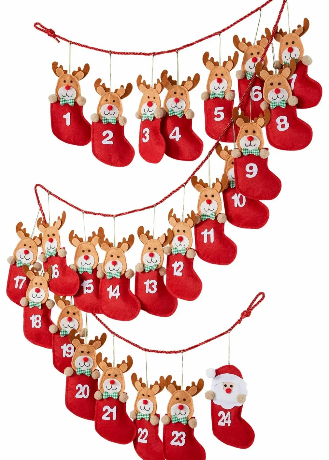 Sale Adventskalender mit 24 Beutel Weihnachtsdeko & -Textilien·Adventskalender|Weihnachtsdeko & -Textilien·Dekoration