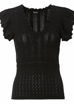 Damen bonprix Strickmode|Shirts & Tops|Ajour knit Shirt