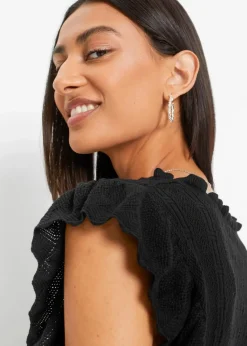 Damen bonprix Strickmode|Shirts & Tops|Ajour knit Shirt