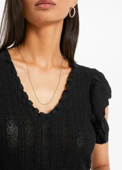 Damen bonprix Strickmode|Shirts & Tops|Ajour knit Shirt