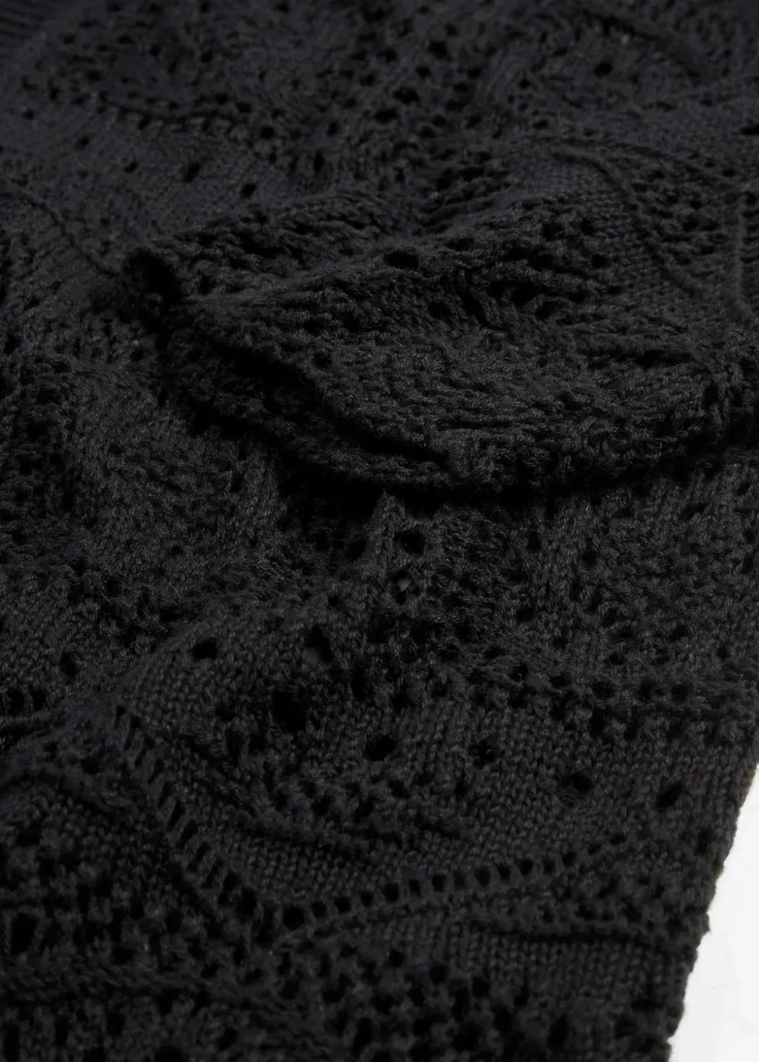 Damen bonprix Pullover & Strickjacken|Bekleidung·Jeans|Ajour Longstrickjacke