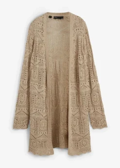 New Ajour Longstrickjacke Damen Bekleidung·Umstandsmode|Strickmode