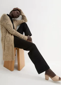 New Ajour Longstrickjacke Damen Bekleidung·Umstandsmode|Strickmode