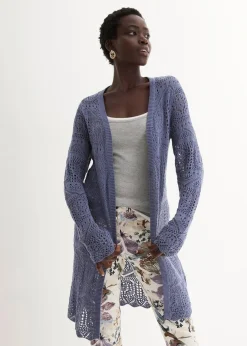 Best Ajour Longstrickjacke Damen Pullover & Strickjacken|Bekleidung·Jeans