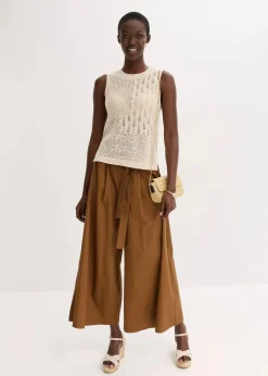 Damen bonprix Bekleidung·Umstandsmode|Strickmode|Ajour Stricktop mit metallisierenden Fasern