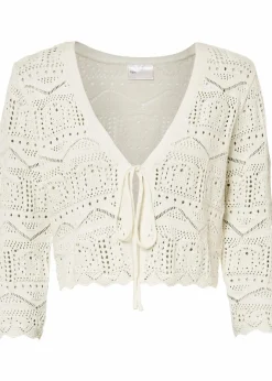 Damen bonprix Pullover & Strickjacken|Bekleidung·Jeans|Ajour-Bolero