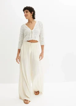 Damen bonprix Pullover & Strickjacken|Bekleidung·Jeans|Ajour-Bolero