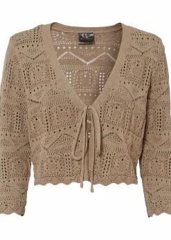 New Ajour-Bolero Damen Bekleidung·Umstandsmode|Strickmode