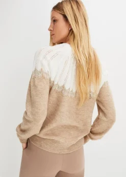Clearance Ajour-Pullover Damen Pullover & Strickjacken|Strickmode
