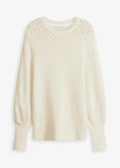 Damen bonprix Bekleidung·Umstandsmode|Bekleidung·Jeans|Ajour-Pullover