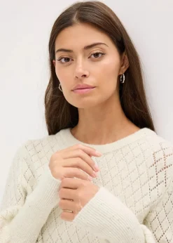Damen bonprix Bekleidung·Umstandsmode|Bekleidung·Jeans|Ajour-Pullover