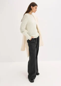 Damen bonprix Bekleidung·Umstandsmode|Bekleidung·Jeans|Ajour-Pullover