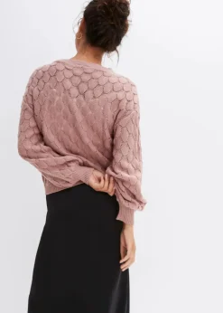 Damen bonprix Bekleidung·Umstandsmode|Strickmode|Ajour-Pullover