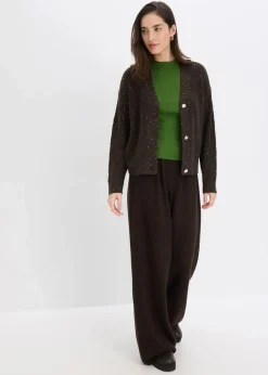 Damen bonprix Bekleidung·Umstandsmode|Bekleidung·Jeans|Ajour-Strickjacke