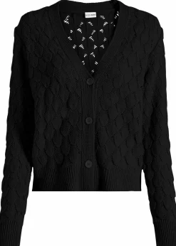 Damen bonprix Bekleidung·Umstandsmode|Strickmode|Ajour-Strickjacke