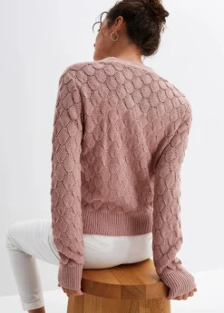 Sale Ajour-Strickjacke Damen Bekleidung·Umstandsmode|Strickmode