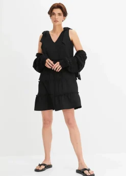 Hot Ajour-Strickjacke aus reiner Baumwolle Damen Pullover & Strickjacken|Strickmode