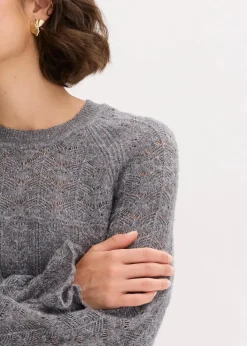 Sale Ajour-Strickpullover Damen Strickmode|Pullover & Strickjacken