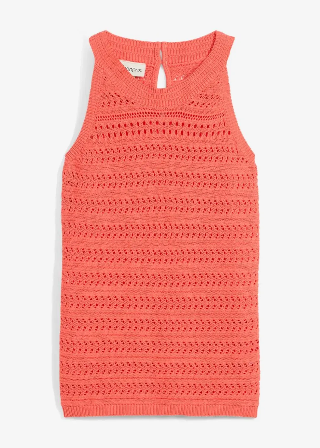 Damen bonprix Bekleidung·Umstandsmode|Premium|Ajour-Stricktop mit Leinenanteil
