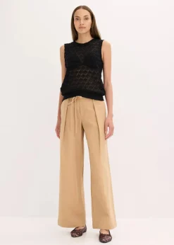Damen bonprix Strickmode|Shirts & Tops|Ajour-Top