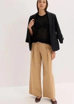 Damen bonprix Strickmode|Shirts & Tops|Ajour-Top
