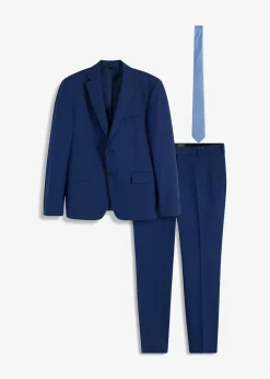 Outlet Anzug mit Krawatte (3-tlg.Set), Regular Fit Herren Große Größen|Anzüge & Sakkos