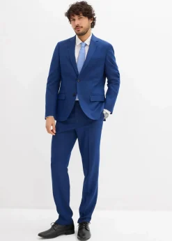 Herren bonprix Große Größen|Anzüge & Sakkos|Anzug mit Krawatte (3-tlg.Set), Slim Fit