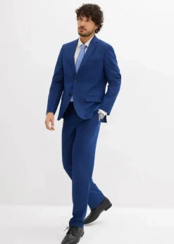 Herren bonprix Große Größen|Anzüge & Sakkos|Anzug mit Krawatte (3-tlg.Set), Slim Fit