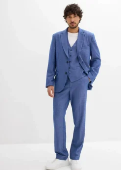 Herren bonprix Große Größen|Anzüge & Sakkos|Anzug mit Weste (3-tlg.Set), Regular Fit