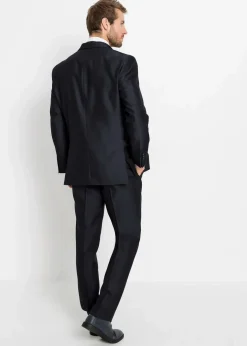 Herren bonprix Große Größen|Anzüge & Sakkos|Anzug mit Weste und Krawatte (4-tlg. Set), Regular Fit