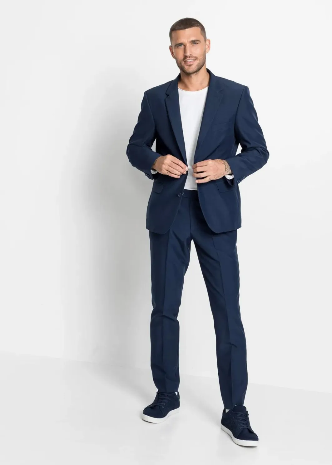 Best Anzug (2-tlg.Set), Slim Fit Herren Anzüge & Sakkos|Große Größen